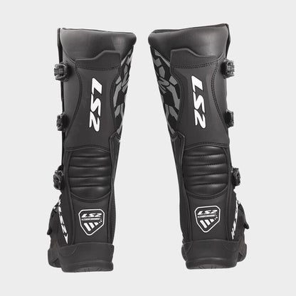LS2 RAPTOR MOTORCYCLE BOOTS BLACK