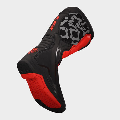 LS2 RAPTOR MOTORCYCLE BOOTS BLACK/ RED