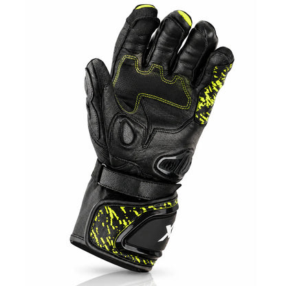 AXOR ENZO RIDING GLOVES BLACK NEON GREEN