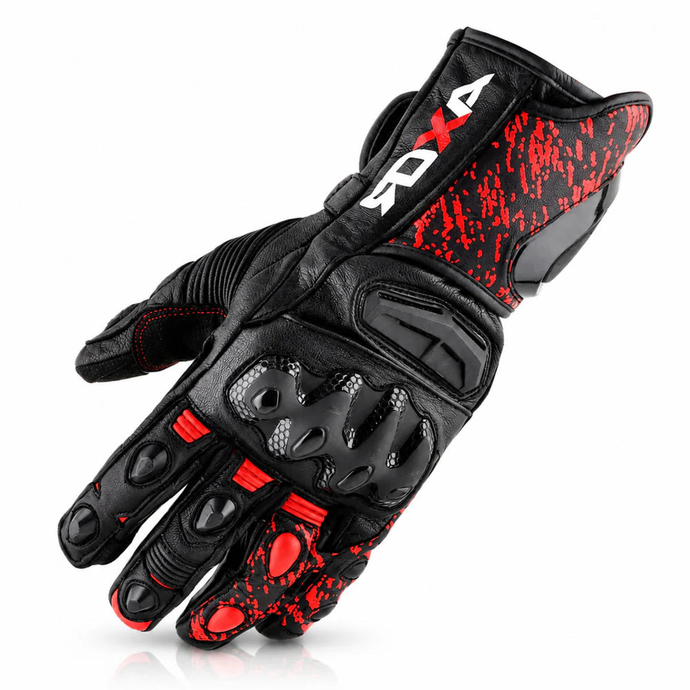 AXOR ENZO RIDING GLOVES BLACK RED
