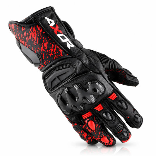 AXOR ENZO RIDING GLOVES BLACK RED