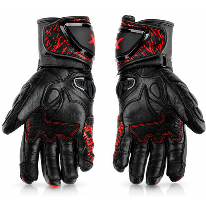 AXOR ENZO RIDING GLOVES BLACK RED