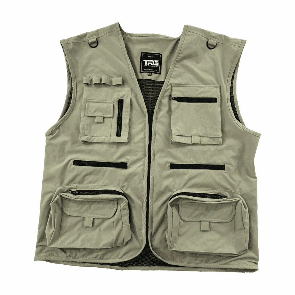 TACTICAL UTILITY RIDING VEST - LIGHT SEA GREEN