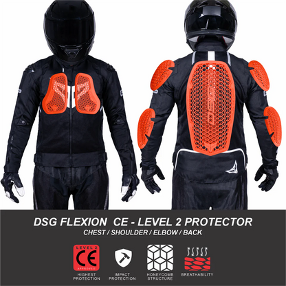 DSG GPX RIDING JACKET BLACK WHITE