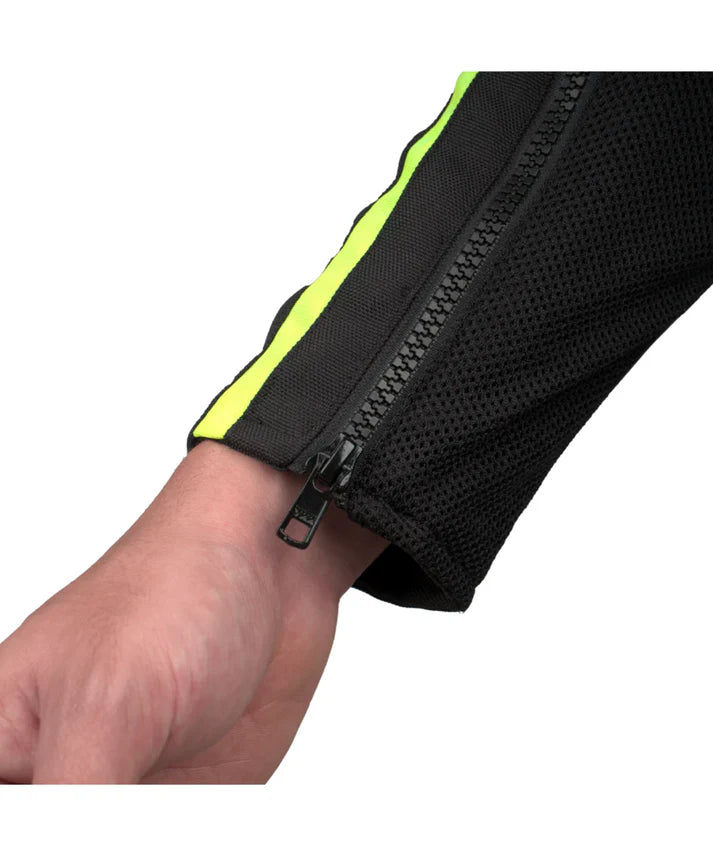 DSG APEX V2 RIDING JACKET BLACK BLUE YELLOW FLUO