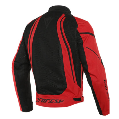 Dainese Air Crono 2 Tex Jacket-Black/Lava-Red