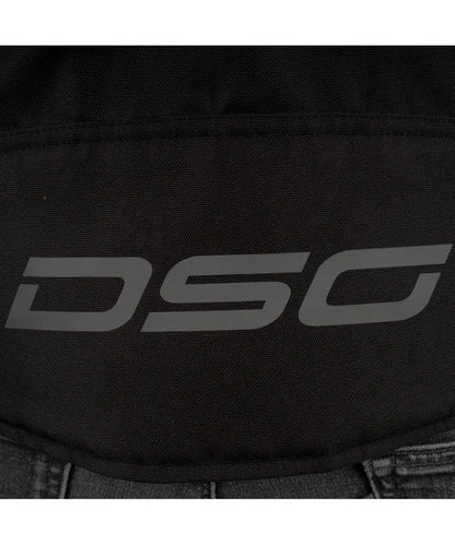 DSG APEX V2 RIDING JACKET BLACK GREY RACING RED