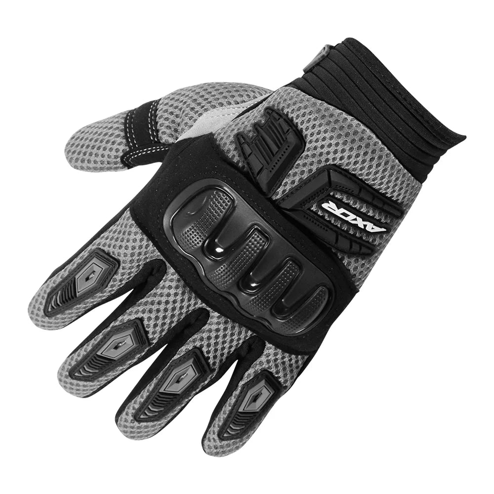 AXOR AIR STREAM RIDING GLOVES BLACK GREY