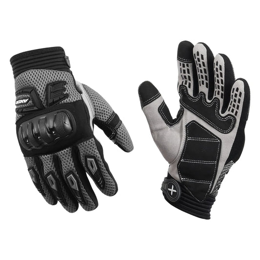 AXOR AIR STREAM RIDING GLOVES BLACK GREY