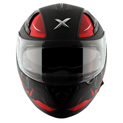 AXOR APEX HUNTER HELMET DULL BLACK RED