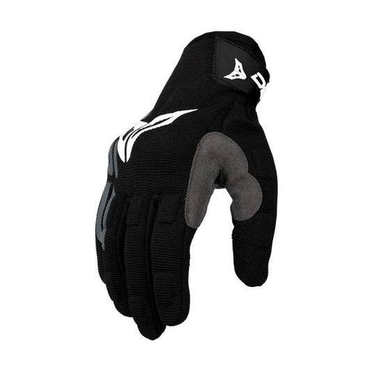 DSG ALPHA AIR RIDING GLOVES BLACK WHITE
