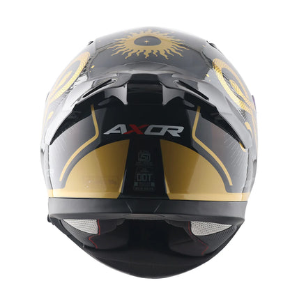 AXOR APEX INFINITY HELMET BLACK GOLD