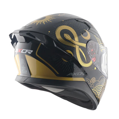 AXOR APEX INFINITY HELMET BLACK GOLD