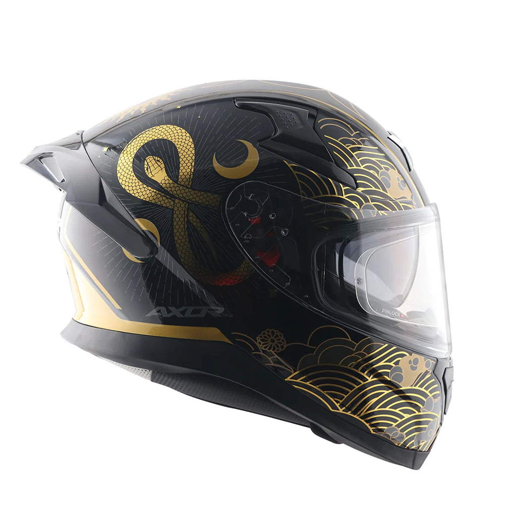 AXOR APEX INFINITY HELMET BLACK GOLD