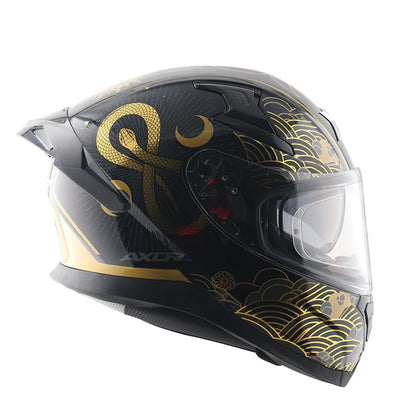 AXOR APEX INFINITY HELMET BLACK GOLD
