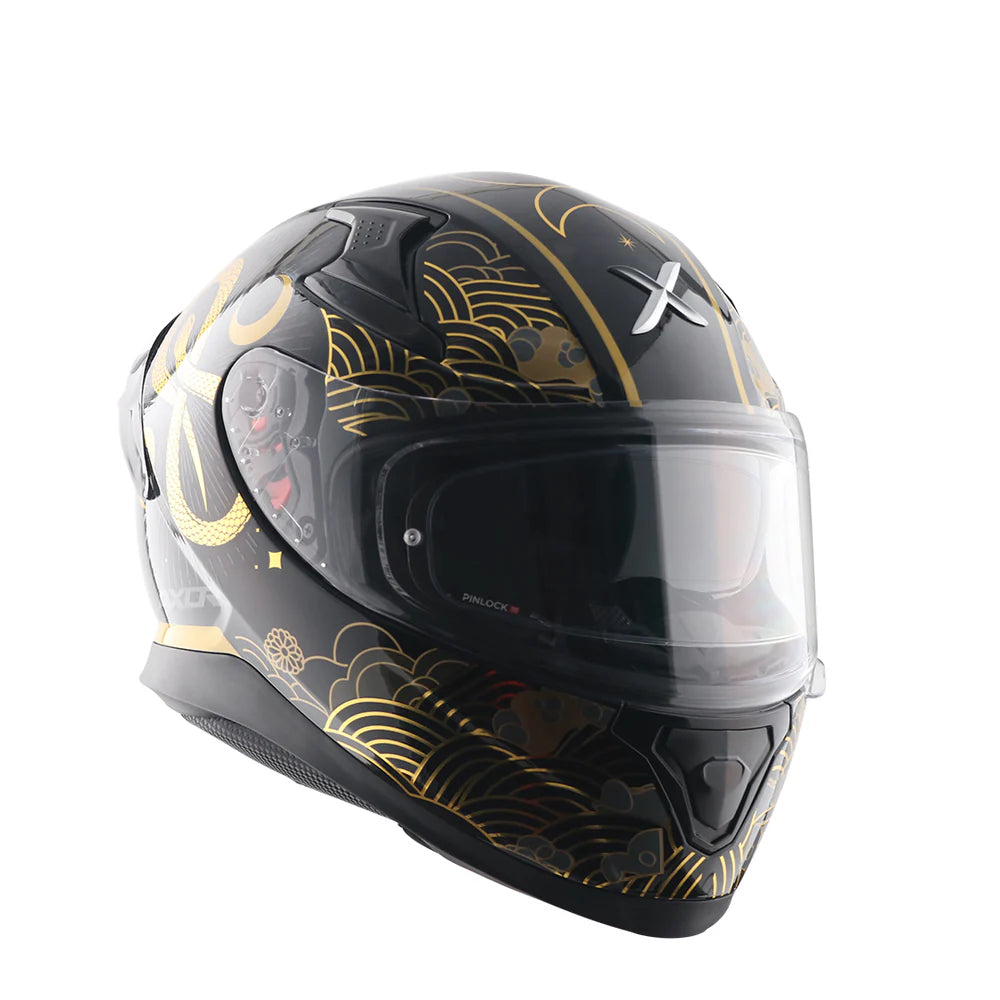 AXOR APEX INFINITY HELMET BLACK GOLD