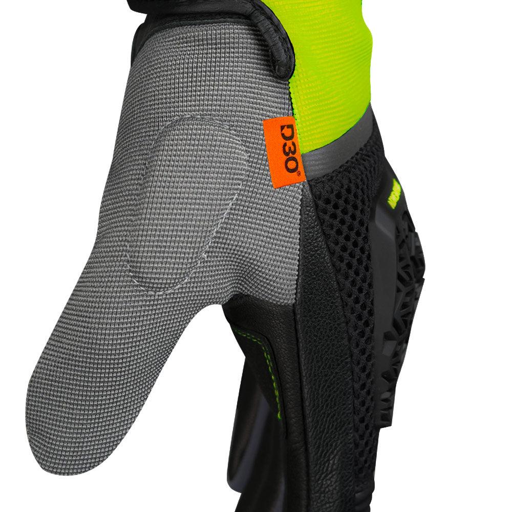 KORDA ADVENTURE GLOVES WITH D3O BLACK-GREY