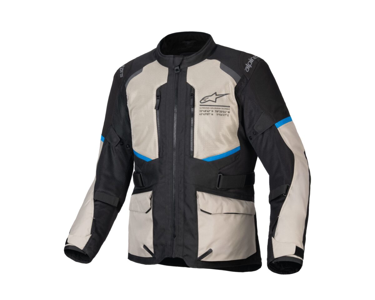 ALPINESTARS ANDES AIR DRYSTAR® JACKET-BLACK/LAUREL/BRIGHT BLUE