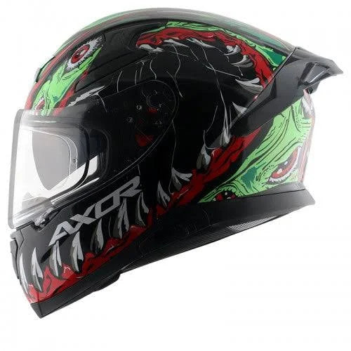 AXOR APEX BEAST HELMET BLACK GREEN