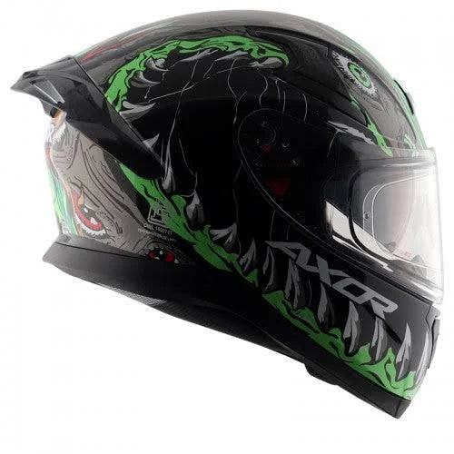 AXOR APEX BEAST HELMET BLACK GREEN
