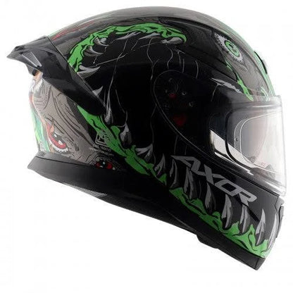 AXOR APEX BEAST HELMET BLACK GREEN