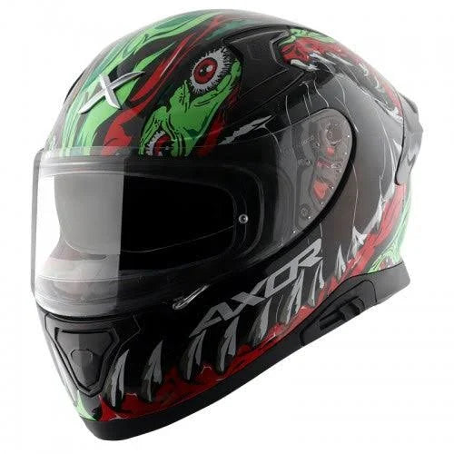 AXOR APEX BEAST HELMET BLACK GREEN