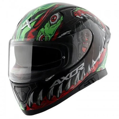 AXOR APEX BEAST HELMET BLACK GREEN