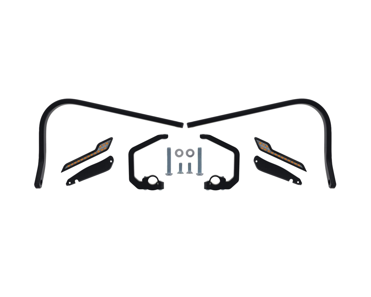 BARKBUSTERS HARDWARE KIT FOR BMW R 1300 GS/GSA – TWO-POINT MOUNT WITH LED SEQUENTIAL INDICATORS