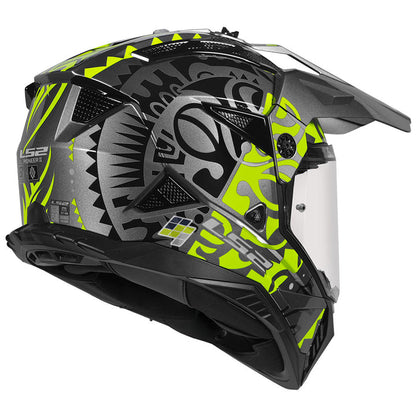 LS2 MX436 PIONEER II RANGI HI-VIS YELLOW