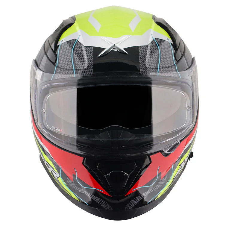 AXOR APEX DYNAMO HELMET BLACK NEON YELLOW