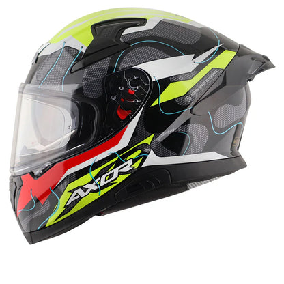 AXOR APEX DYNAMO HELMET BLACK NEON YELLOW