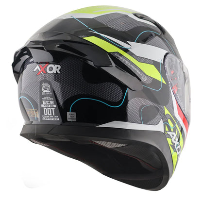 AXOR APEX DYNAMO HELMET BLACK NEON YELLOW