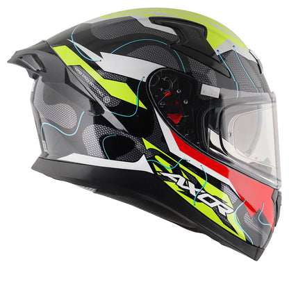 AXOR APEX DYNAMO HELMET BLACK NEON YELLOW