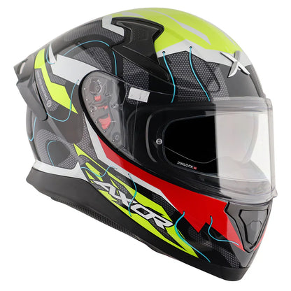 AXOR APEX DYNAMO HELMET BLACK NEON YELLOW