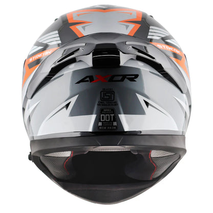 AXOR APEX STREAK HELMET BLACK ORANGE
