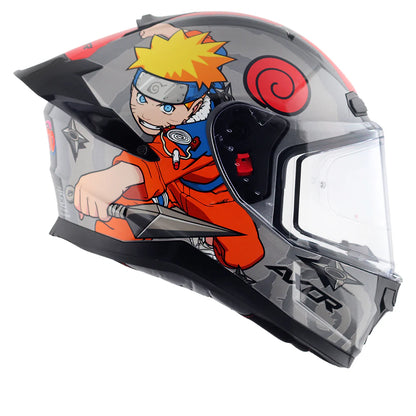 AXOR SABER NARUTO HELMET BLACK ORANGE