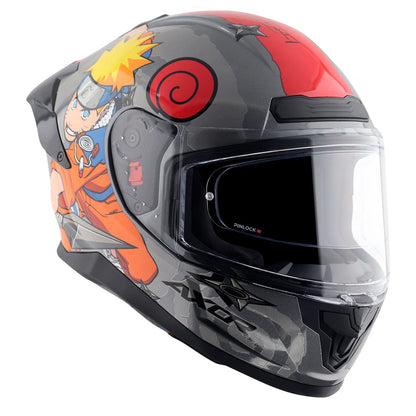 AXOR SABER NARUTO HELMET BLACK ORANGE
