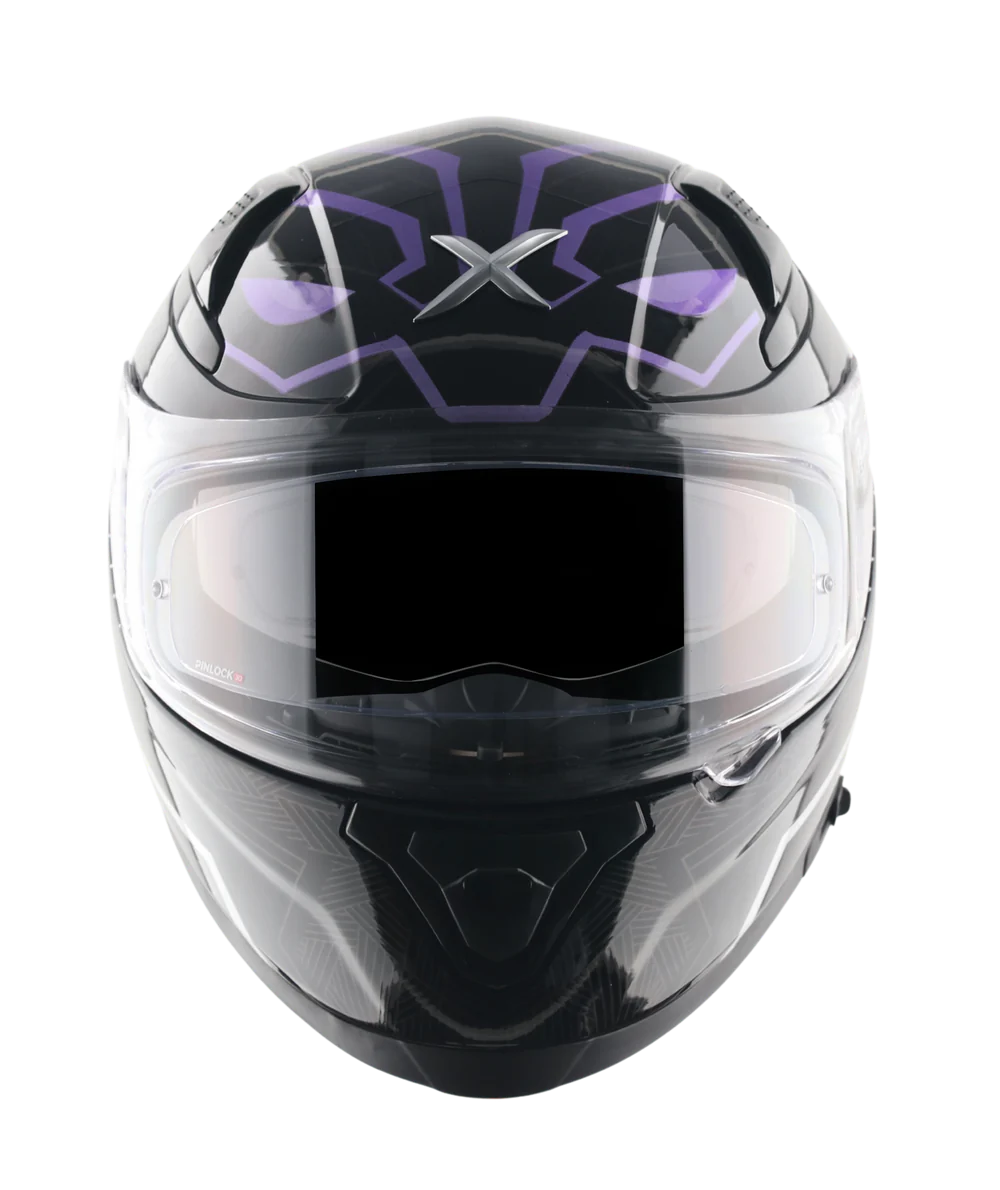 AXOR APEX MARVEL BLACK PANTHER HELMET BLACK PURPLE