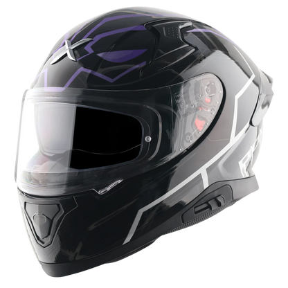 AXOR APEX MARVEL BLACK PANTHER HELMET BLACK PURPLE