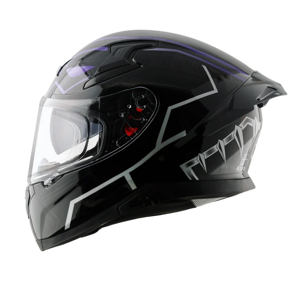 AXOR APEX MARVEL BLACK PANTHER HELMET BLACK PURPLE