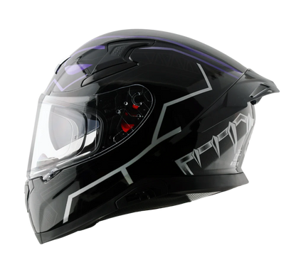 AXOR APEX MARVEL BLACK PANTHER HELMET BLACK PURPLE