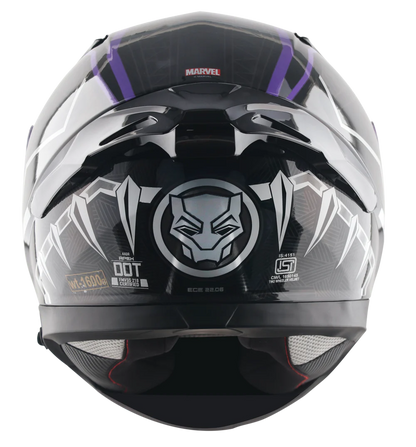 AXOR APEX MARVEL BLACK PANTHER HELMET BLACK PURPLE