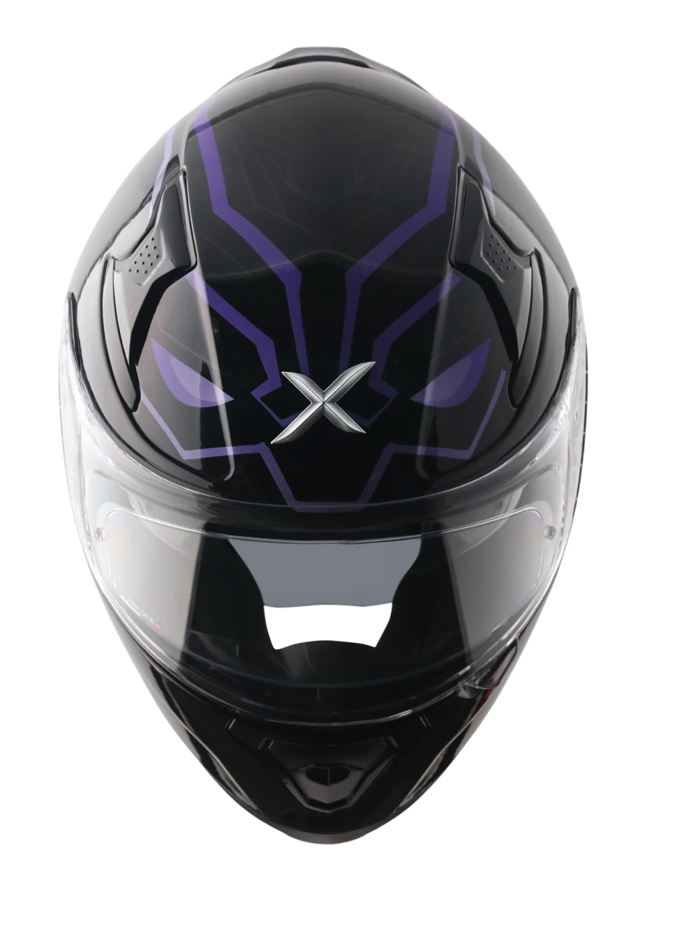 AXOR APEX MARVEL BLACK PANTHER HELMET BLACK PURPLE