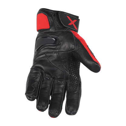 AXOR SPYDER RIDING GLOVES BLACK RED
