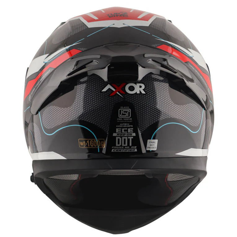 AXOR APEX DYNAMO HELMET BLACK RED