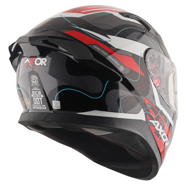 AXOR APEX DYNAMO HELMET BLACK RED