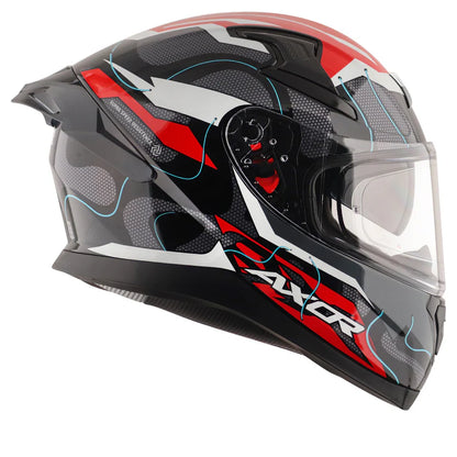 AXOR APEX DYNAMO HELMET BLACK RED