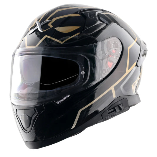 AXOR APEX MARVEL BLACK PANTHER HELMET BLACK GOLD