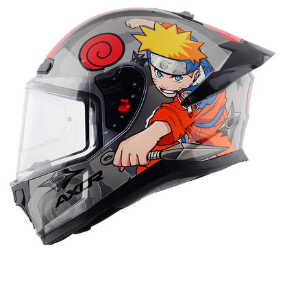 AXOR SABER NARUTO HELMET BLACK ORANGE