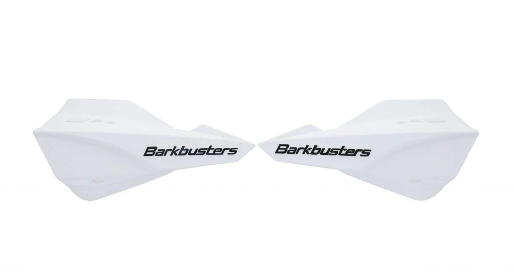 BARKBUSTERS SABRE MX/ENDURO HANDGUARDS – WHITE (WITH DEFLECTORS IN WHITE)